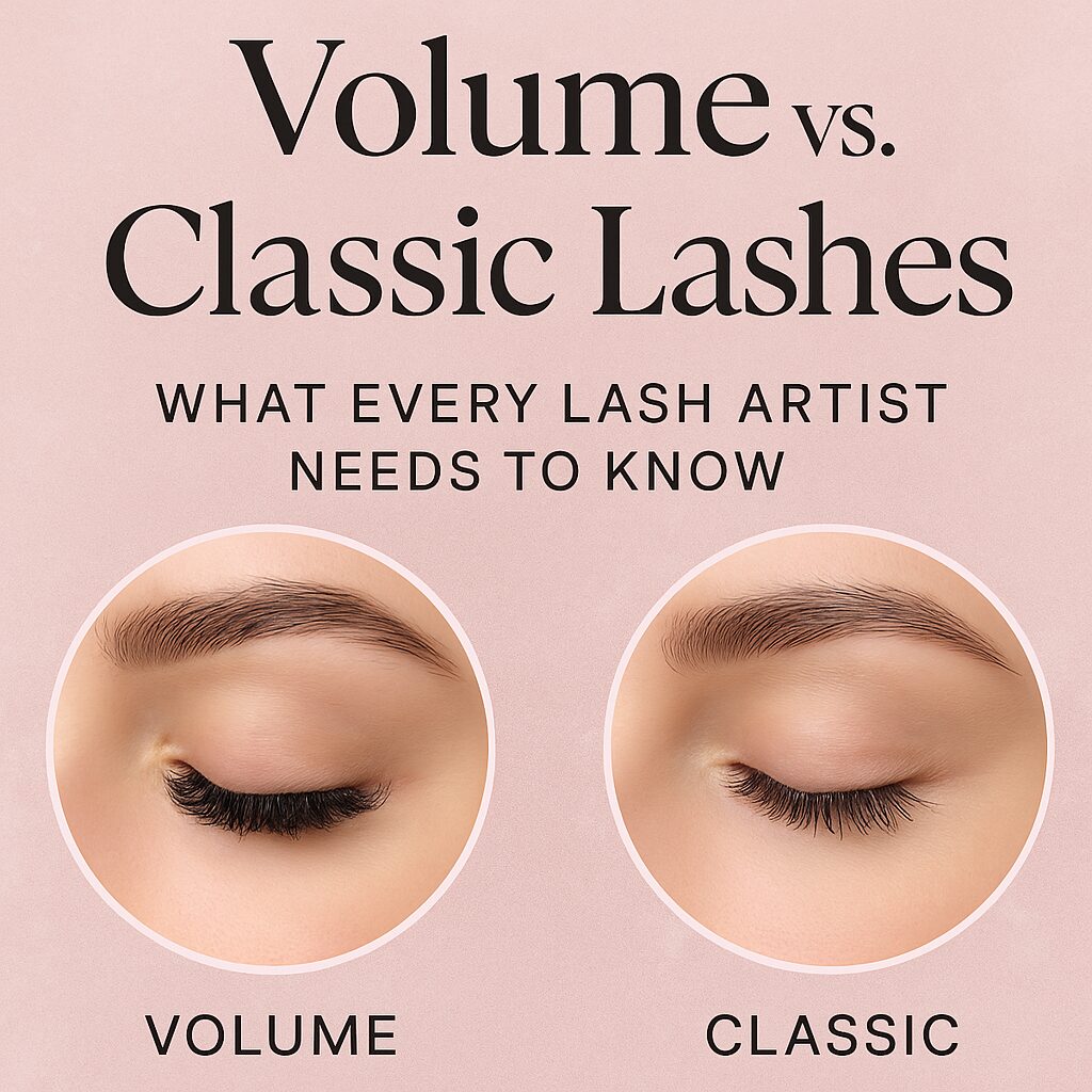 Volume vs Classic Lashes What Every Lash Artist Needs to Know